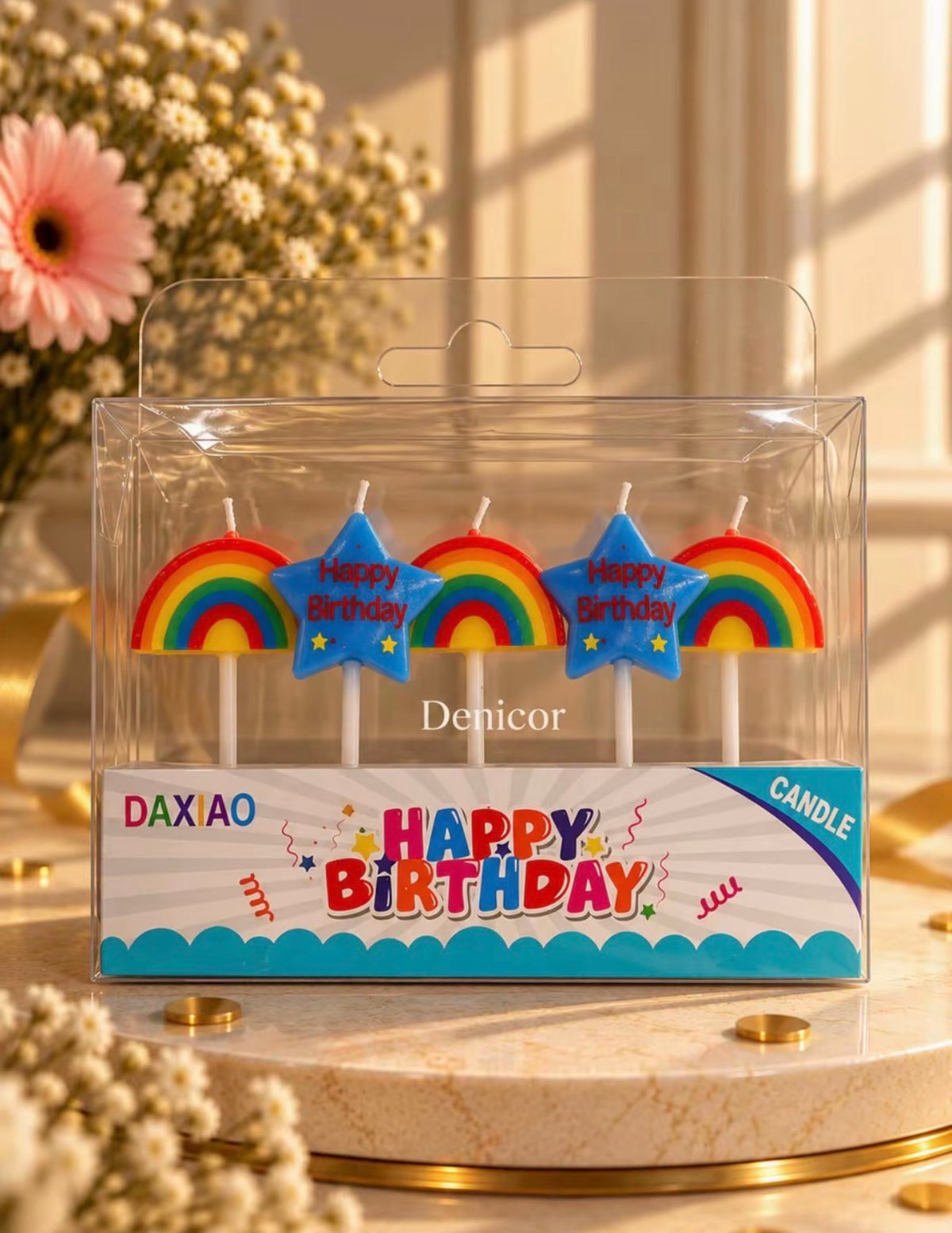 candle cake topper