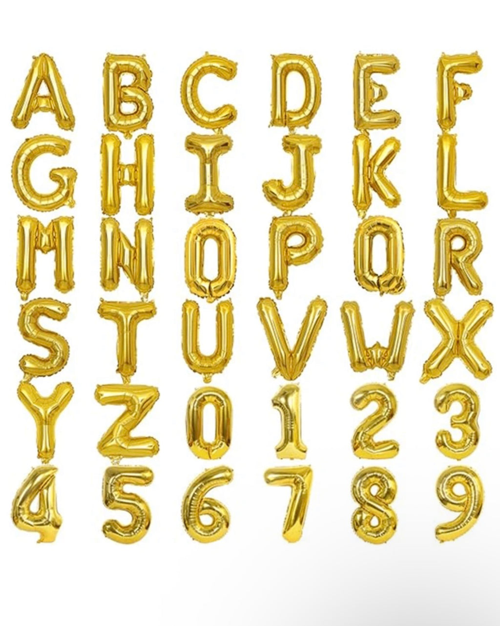Alphabetical Letters Foil Balloons