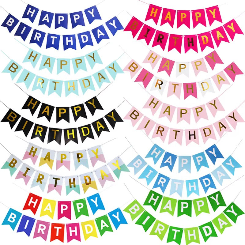 Happy Birthday Banners
