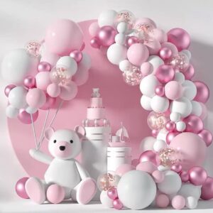 Pink Macaron Balloons Garland Arch K