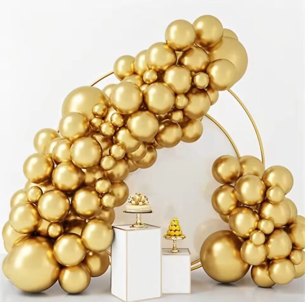 40pcs Metallic gold Chrome Balloon