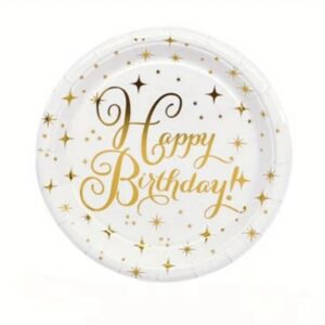 Papperstallikrikar Happy birthday 9 inch