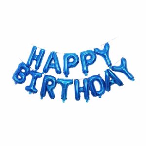 Happy Birthday Folieballonger guld
