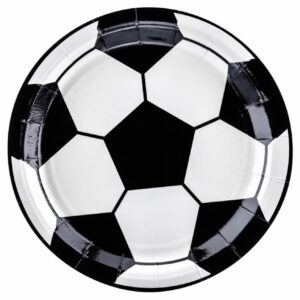 Papperstallrikar football 10-pack